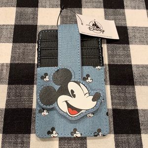 Disney Mickey Mouse Denim ID Wallet